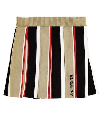 Gonna Amelia in lana Icon Stripe | Burberry Kids