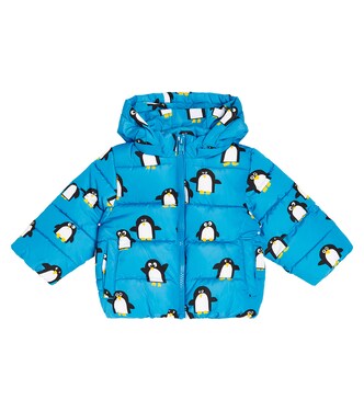 Baby printed hooded puffer jacket | Stella McCartney Kids