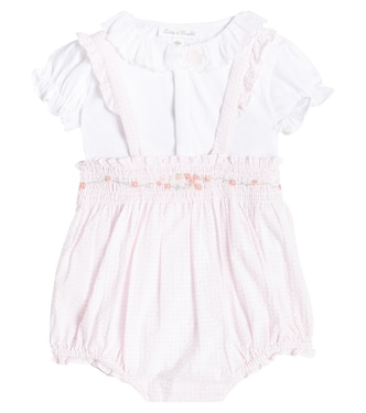 Baby cotton bodysuit and playsuit set | Tartine et Chocolat