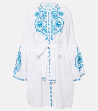 Minikleid Everly aus Baumwolle und Leinen | Melissa Odabash