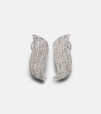Boucles d'oreilles Celeste Small en or blanc 18 ct et diamants | Anita Ko