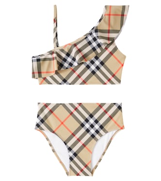 Burberry Check ruffled bikini | Burberry Kids