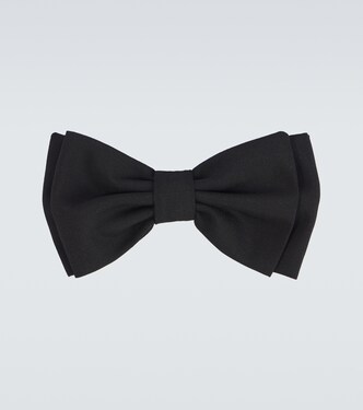 Wool and mohair bow tie | Lardini