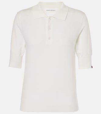 Knitted cotton and cashmere polo shirt | Extreme Cashmere