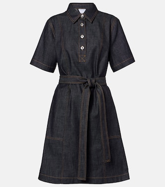 Denim midi dress | Bottega Veneta