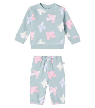Baby printed cotton jersey tracksuit | Stella McCartney Kids
