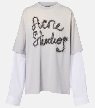 Edra layered cotton t-shirt | Acne Studios