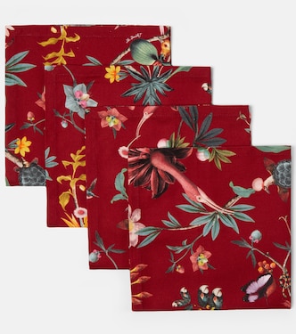 Fantastic Creatures set of 4 cotton napkins by Beto Val | La DoubleJ