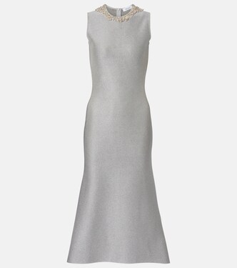 Embellished lamé cocktail dress | McQueen