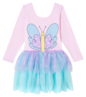 Printed ruffled dress | Stella McCartney Kids