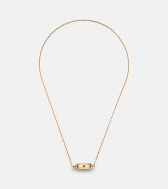 Collier Coco Micro en or 18 ct et rubis | Marie Lichtenberg