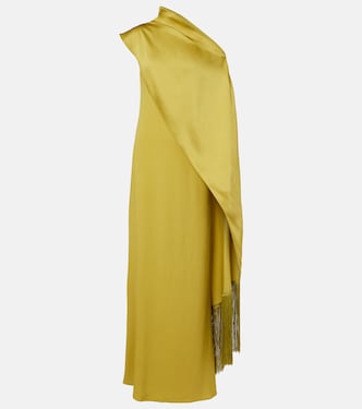Berenson one-shoulder crêpe  cady gown | Taller Marmo