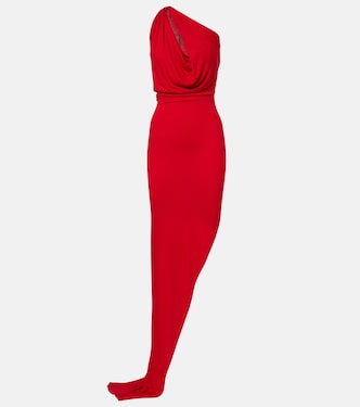 Aaliyah one-shoulder sheer gown | Rick Owens