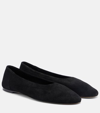 Ballerinas aus Veloursleder | Toteme