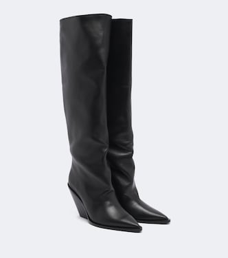 Kniehohe Stiefel Nevada aus Leder | Souliers Martinez