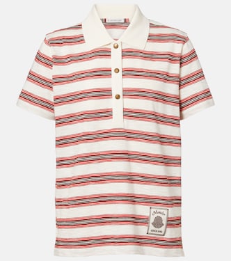 Gestreiftes Polohemd aus Baumwoll-Jersey | Moncler