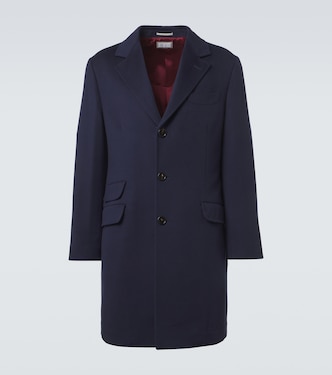 Manteau en laine vierge | Brunello Cucinelli