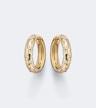 Ohrringe Cosmo aus 18kt Gelbgold mit Diamanten | Anita Ko