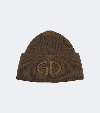 Valerie embroidered ribbed-knit beanie | Goldbergh