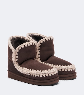 18 shearling-lined suede ankle boots | Mou