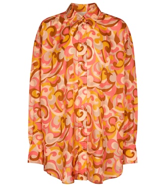 بلوزة من الحرير بطبعات | Zimmermann