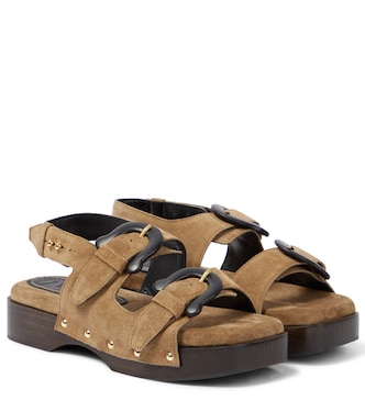 Mahalia suede sandals | Nanushka