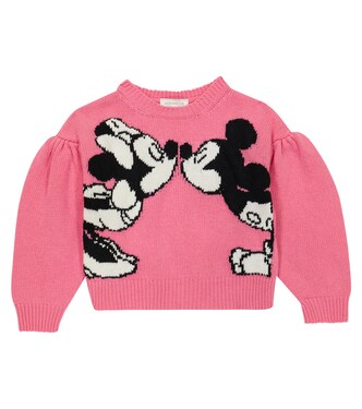 x Disney® intarsia wool sweater | Monnalisa