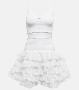 Ruffled knit minidress | Alaïa