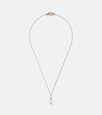 Rêve Simple 14kt gold necklace with diamonds and pearls | Sophie Bille Brahe