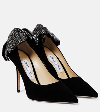 Love 100 embellished suede pumps | Jimmy Choo