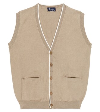 Pull sans manches en coton | Il Gufo