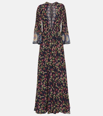 Floral silk gown | Etro
