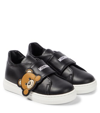 Teddy Bear leather sneakers | Moschino Kids