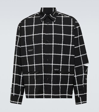 Veste imprimée en laine mélangée | Undercover