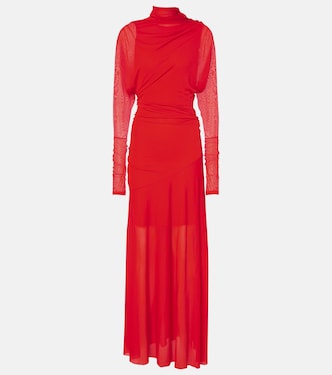 Paula sheer crêpe jersey gown | Proenza Schouler