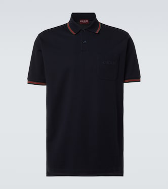 Polo GG de mezcla de algodón | Gucci