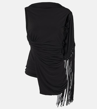 Laon draped macramé-trimmed top | Faithfull