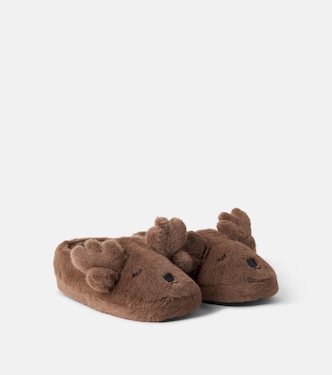 Aviaja Reindeer faux fur slippers | Liewood