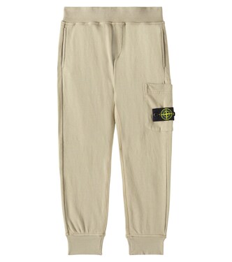 Compass cotton sweatpants | Stone Island Junior
