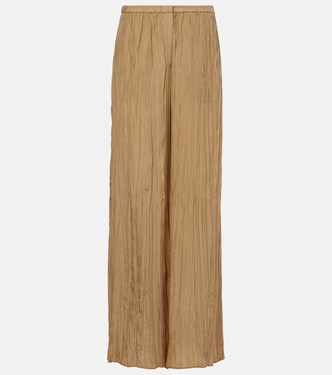 Pantalon ample Thoresby en soie | Joseph