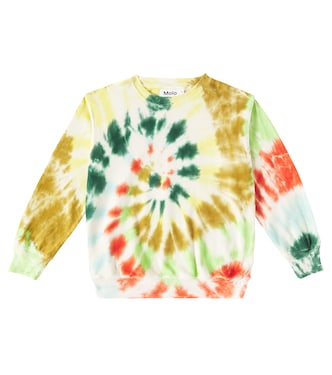 Memphis tie-dye cotton jersey sweatshirt | Molo