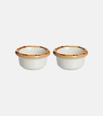 Bamboo set of 2 ceramic bowls | Les-Ottomans