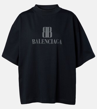 Logo cotton jersey T-shirt | Balenciaga