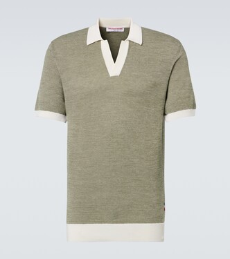 Polo Horton in maglia di lana e cotone  | Orlebar Brown