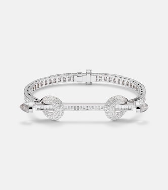 Bracelet Chakra en or blanc 18 ct, diamants et quartz | Ananya