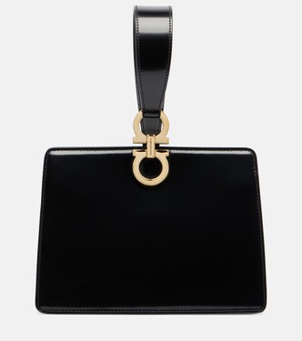 Small patent leather clutch | Ferragamo