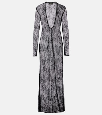 Robe longue en dentelle | Adriana Degreas