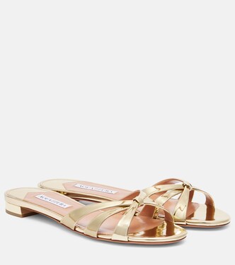 Tati mirrored sandals | Aquazzura