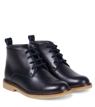 Dao leather lace-up boots | Bonpoint