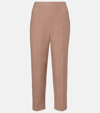 Rose Island cashmere and linen cropped pants | Loro Piana